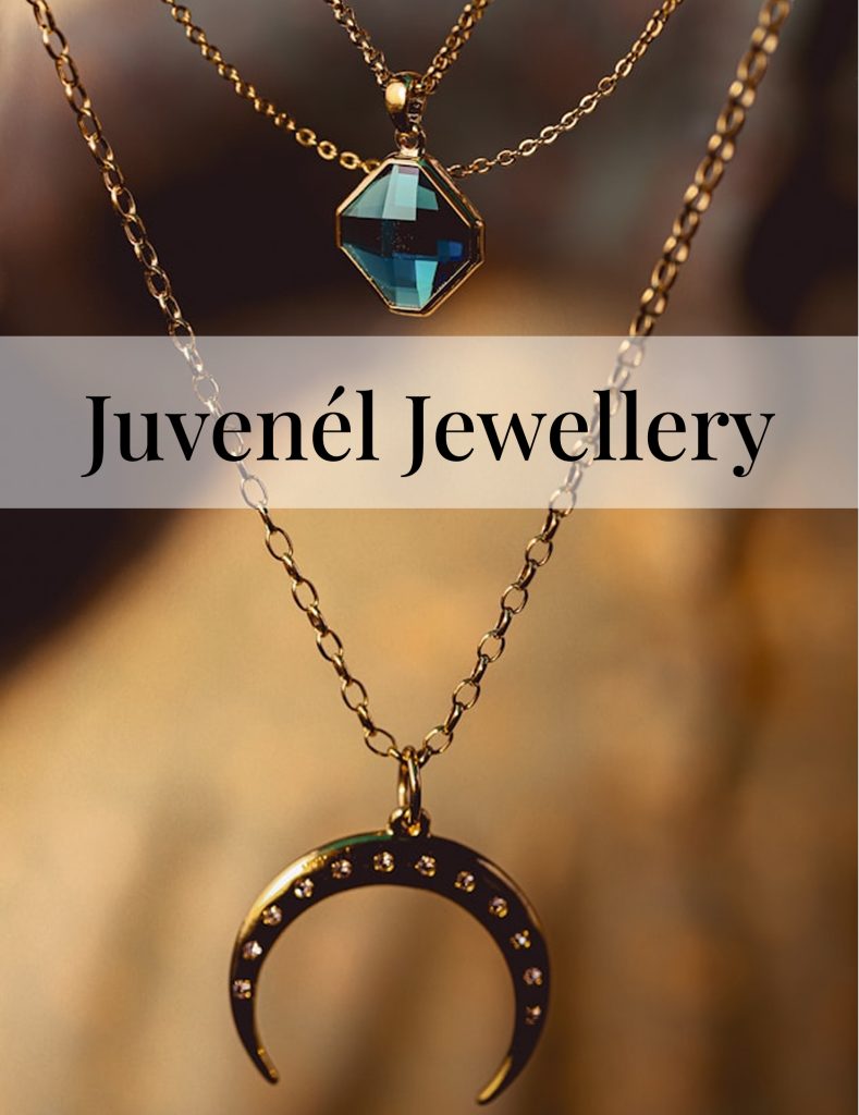 Goldkette mit blauem Anhänger – Juvenél Jewellery München, Vision für fairen Goldankauf